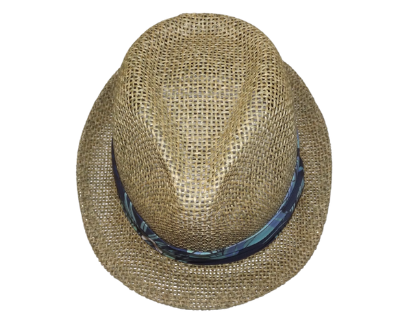 CRIMIE PANAMA HAT DANIEL【XL】 Daniel_Cremieux_Straw_Fedora_B