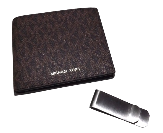 Michael kors online clip wallet