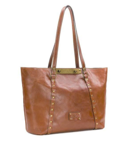 Patricia Nash Binetto Leather Barrel Bag