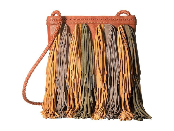 Sam Edelman Women s Leather Jane Fringe Crossbody Shoulder Bag