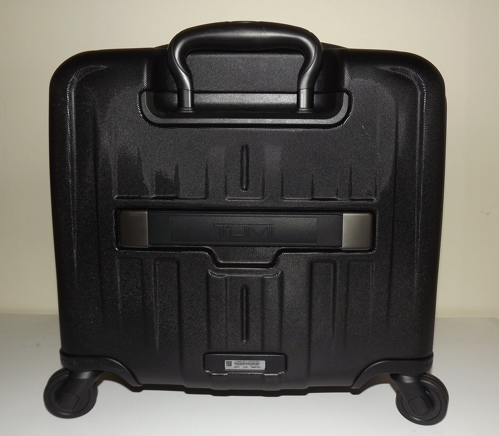 Tumi V4 Hardside Compact Carry-on with Pocket 4 Wheel Spinner Luggage Black
