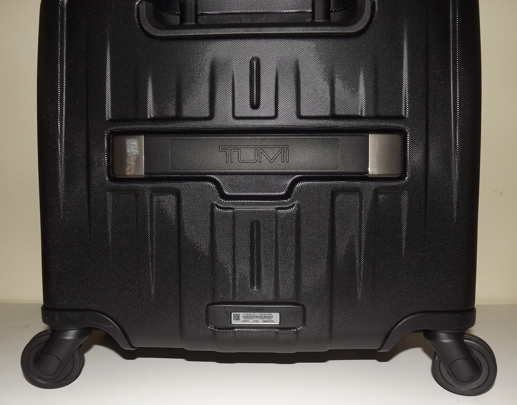 Tumi V4 Hardside Compact Carry-on with Pocket 4 Wheel Spinner Luggage Black
