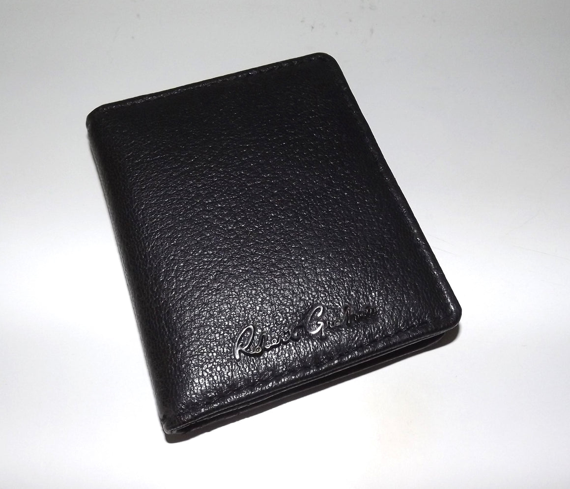 Robert Graham Men's Leather RFID Card Case Wallet Black