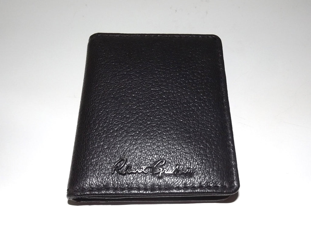 Robert Graham Men's Leather RFID Card Case Wallet Black