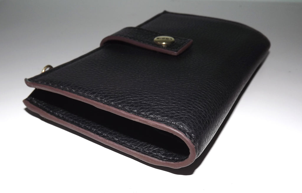 Lodis Women's Leather RFID Credit Card Clutch Wallet Black