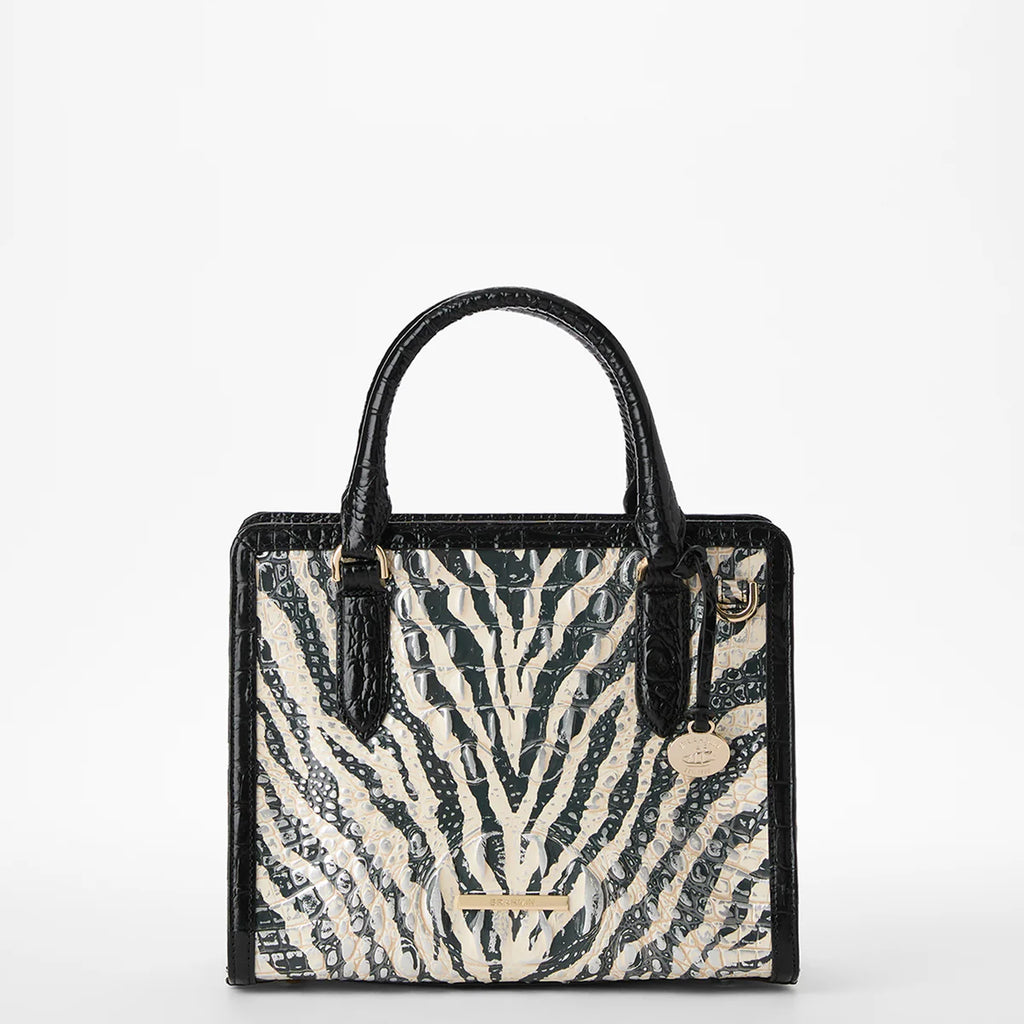 Brahmin Women's Leather Cami Satchel Handbag Everlasting Encore