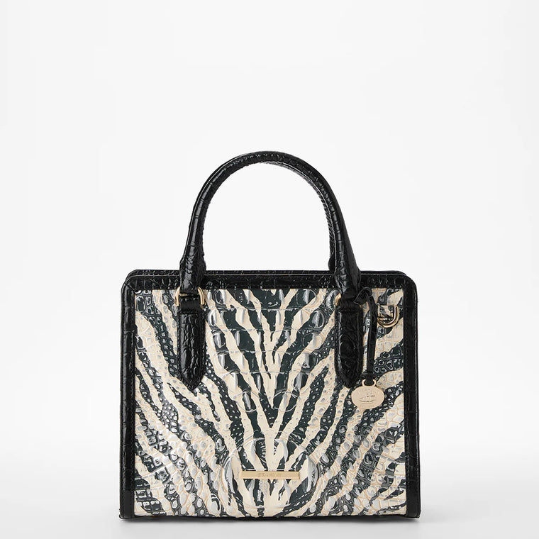 Brahmin Women's Leather Cami Satchel Handbag Everlasting Encore