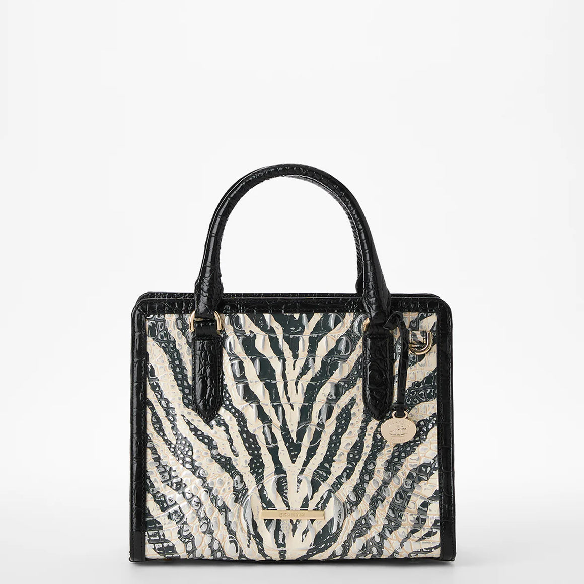 Brahmin Women's Leather Cami Satchel Handbag Everlasting Encore