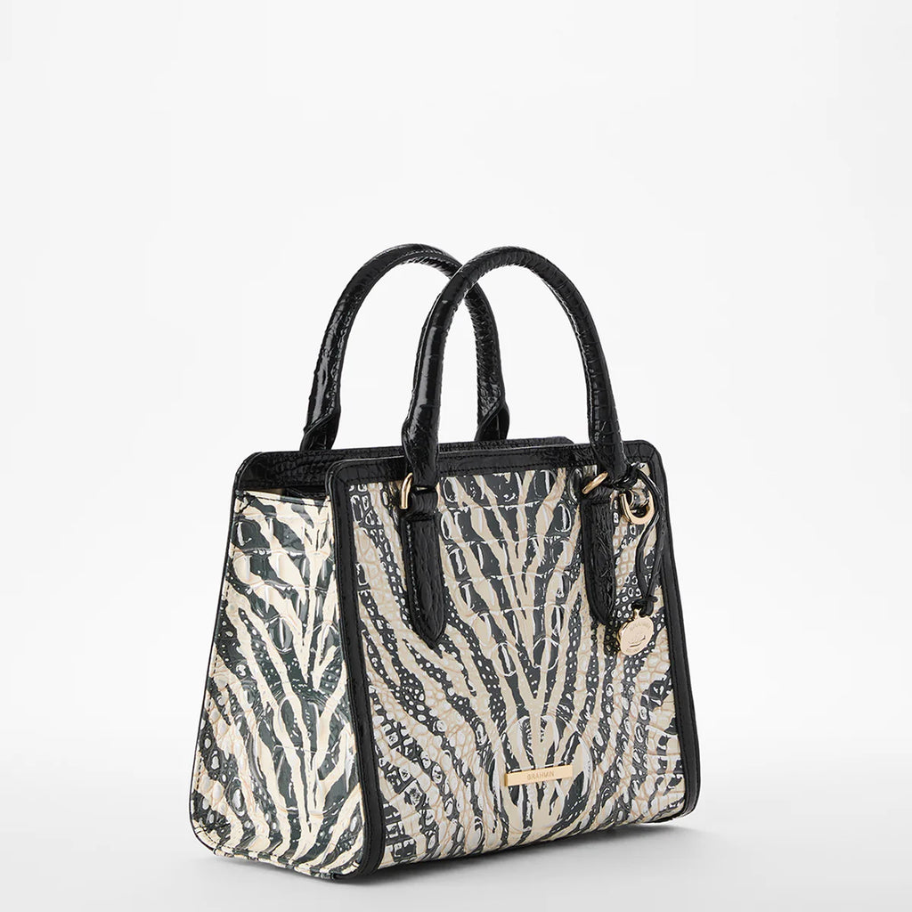 Brahmin Women's Leather Cami Satchel Handbag Everlasting Encore