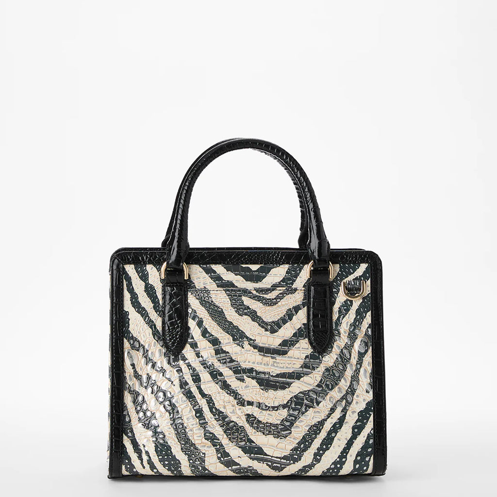 Brahmin Women's Leather Cami Satchel Handbag Everlasting Encore