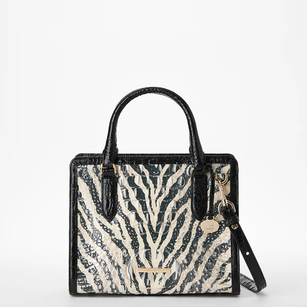 Brahmin Women's Leather Cami Satchel Handbag Everlasting Encore