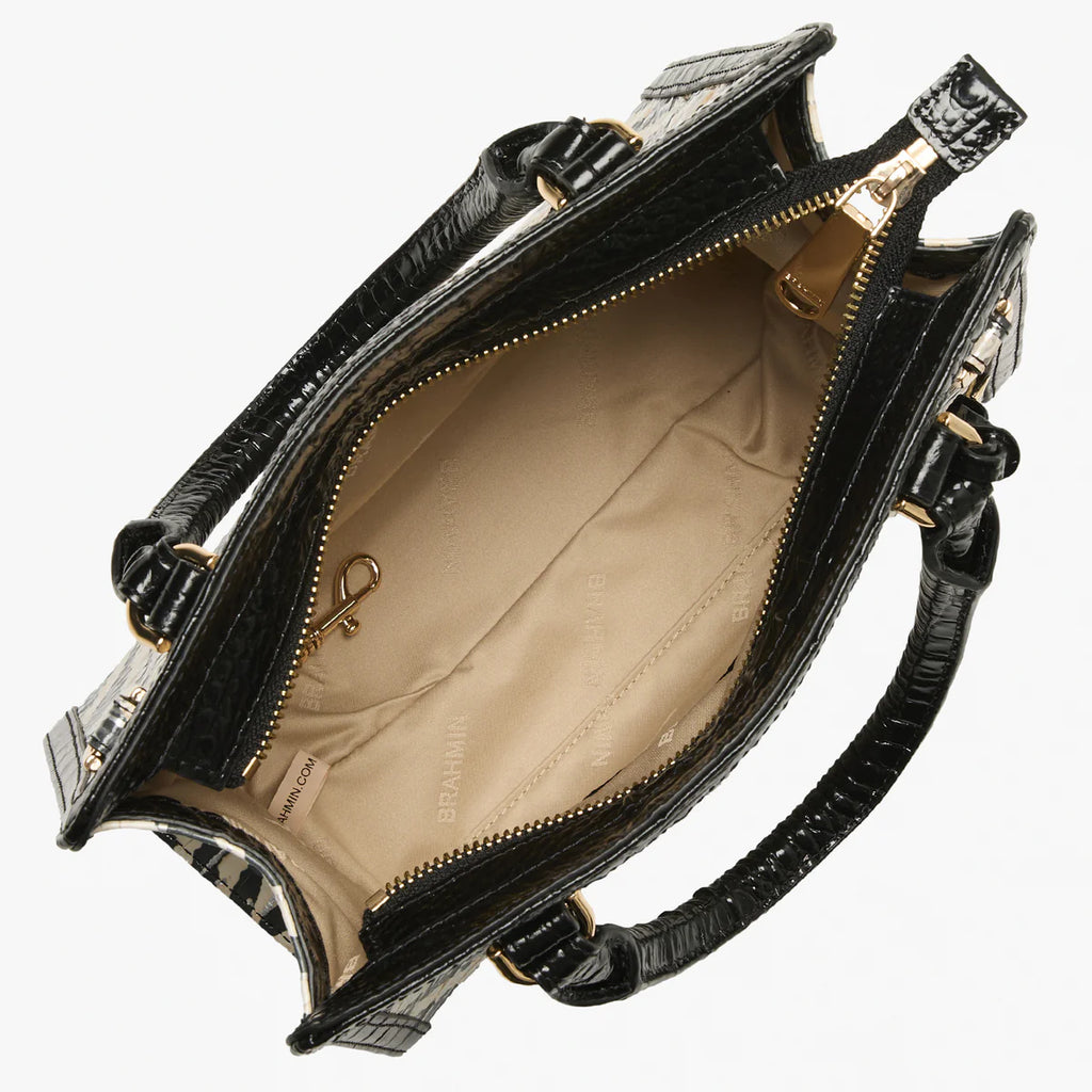 Brahmin Women's Leather Cami Satchel Handbag Everlasting Encore