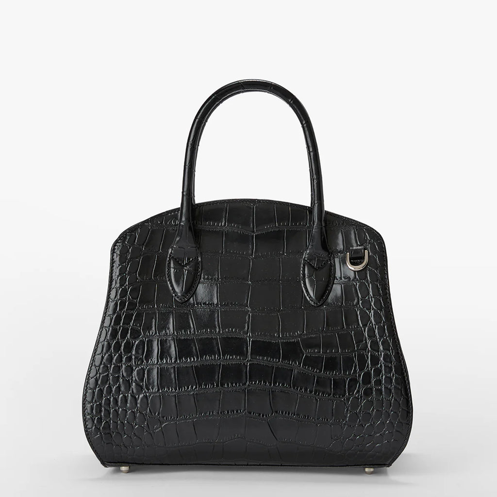 Brahmin Women's Rosetta Satchel Handbag Retro Blue Lismore