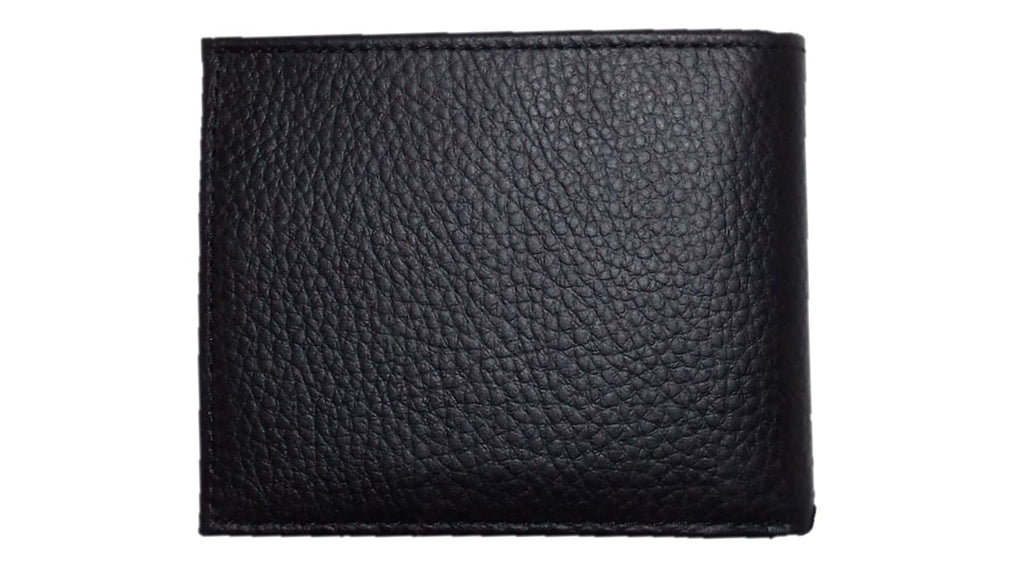 Calvin Klein Men's RFID Pebbled Leather Bifold Passcase ID Wallet Black