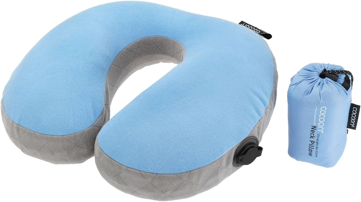 Cocoon Air Core Neck Pillow Light Blue