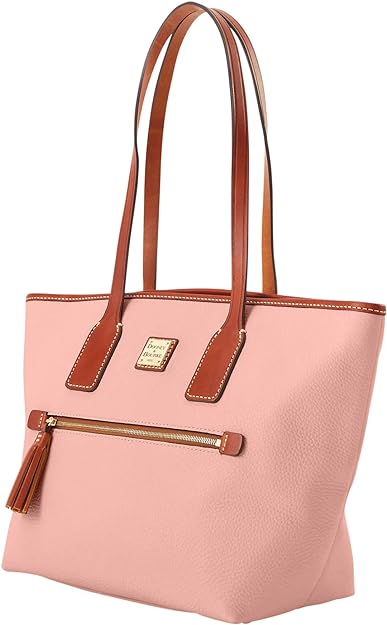 Dooney & Bourke Women's Pebble Grain Leather Small Tote Bag Pale Pink