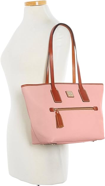 Dooney & Bourke Women's Pebble Grain Leather Small Tote Bag Pale Pink