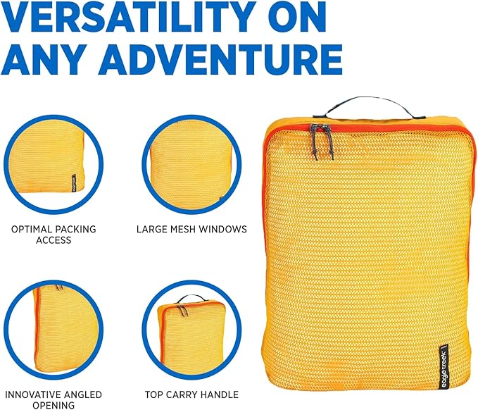 Eagle Creek Pack-it Reveal Packing Cube Set XS/S/M Sahara Yellow