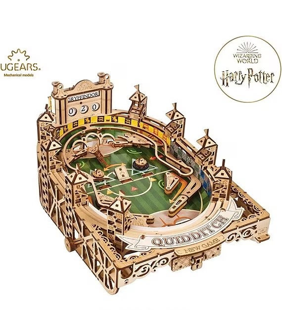 Ugears Harry Potter Quidditch Pinball Game Mechanical Model Kit