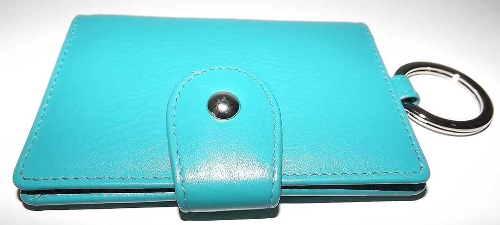 Italia Leather Compact Key Case ID Wallet