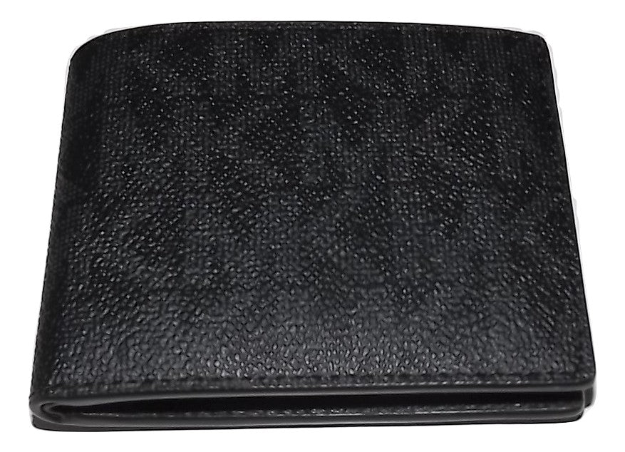 Michael Kors Men's Jet Set Bifold 6 Pocket Wallet Black
