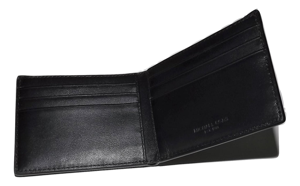 Michael Kors Men's Jet Set Bifold 6 Pocket Wallet Black