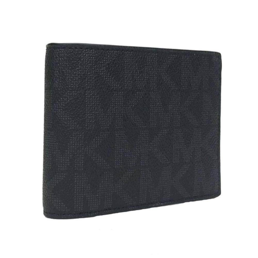 Michael Kors Men's Jet Set Bifold 6 Pocket Wallet Black