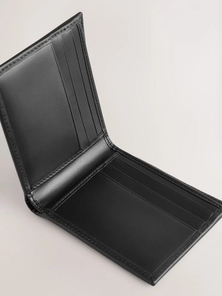 Patricia Nash Men's Leather Amalfi 6 Pocket Bifold Wallet Black