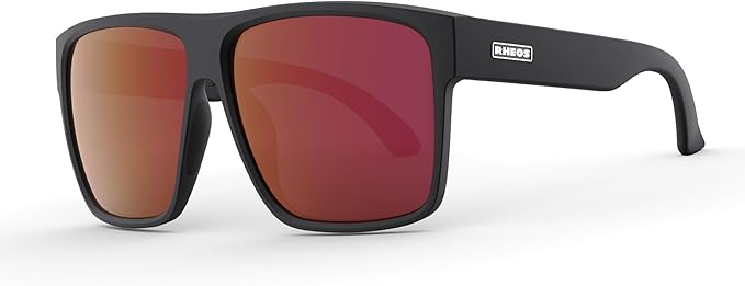 Rheos Biscayne Floating Polarized Sunglasses Thermal Lens Matte Black Frame