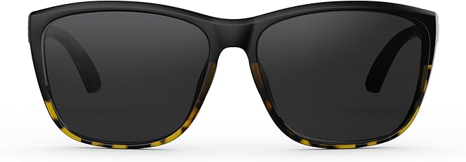 Rheos Sapelos Floating Polarized Sunglasses Gray Lens Gradient Smoke Frame