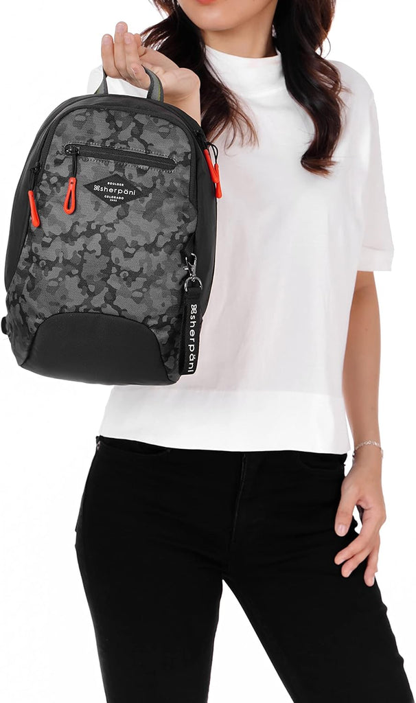 Sherpani Vespa Mini RFID Tablet Backpack Dream Camo