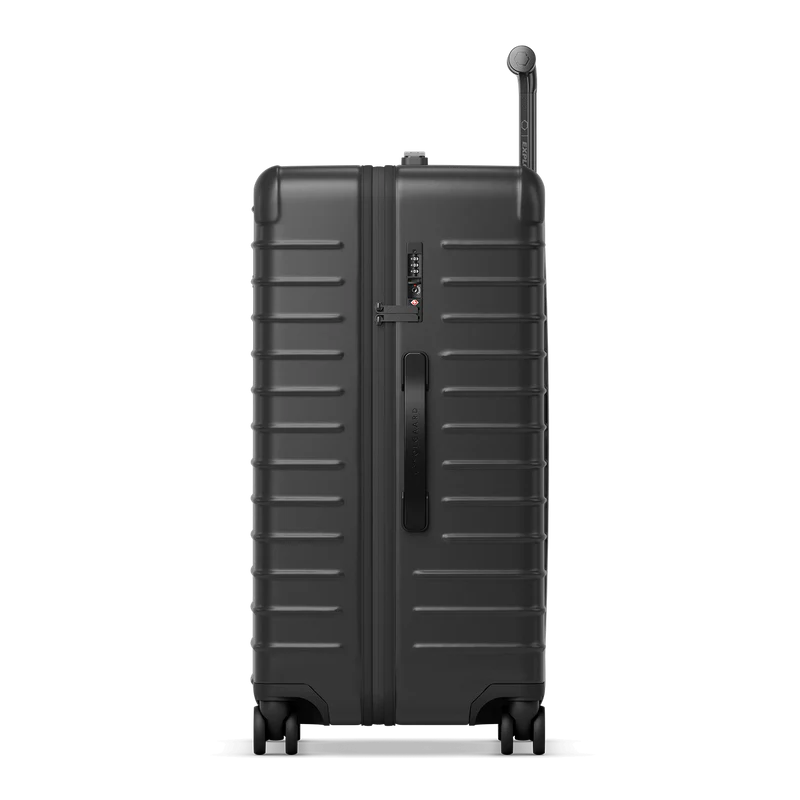 Solgaard Large Check-In Closet Lite 4 Wheel Spinner Luggage Baltic Black