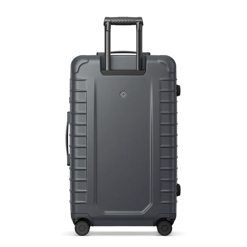 Solgaard Large Check-In Closet Lite 4 Wheel Spinner Luggage Gothenburg Grey