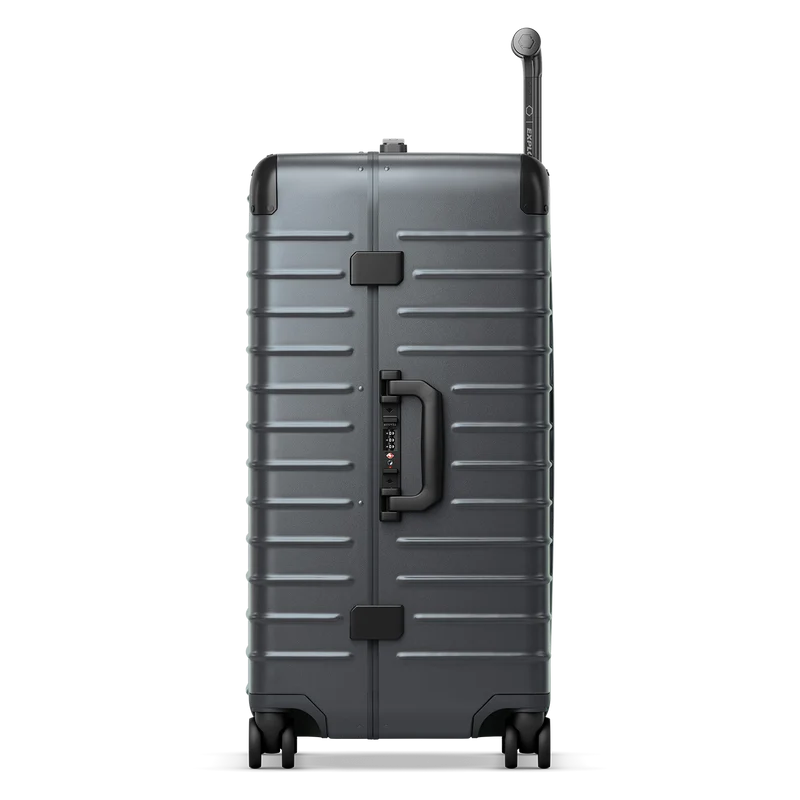 Solgaard Large Check-In Closet 4 Wheel Spinner Luggage Gothenburg Grey