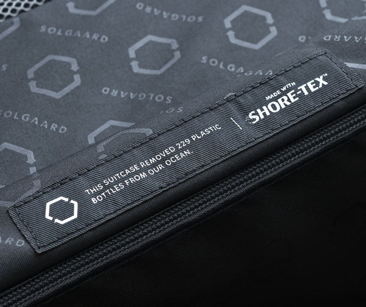 Solgaard Large Check-In Closet 4 Wheel Spinner Luggage Gothenburg Grey