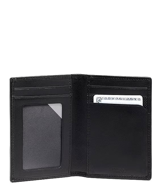 Tumi Men's Alpha Multi ID Window Card Case Wallet Black