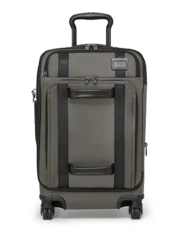 Tumi International Front Lid 4 Wheel Expandable Carry-on Luggage Alloy Gray