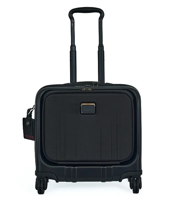 Tumi V4 Hardside Compact Carry-on with Pocket 4 Wheel Spinner Luggage Black
