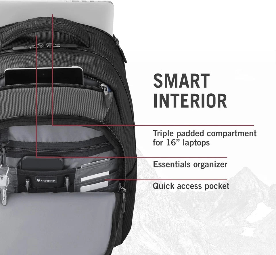 Victorinox Journey Flyer Laptop Backpack Black