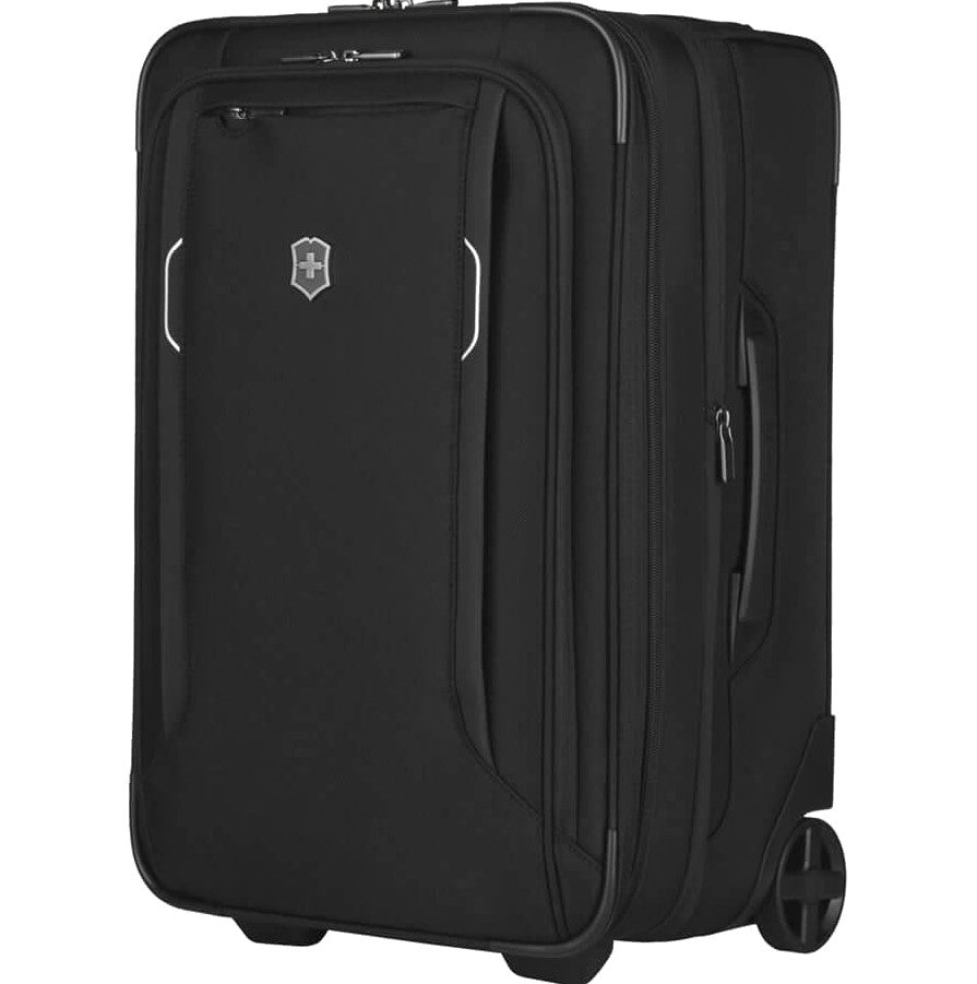 Swiss Victorinox Werks 6.0 2 Wheel Frequent Flyer 22" Carry-on Luggage Black