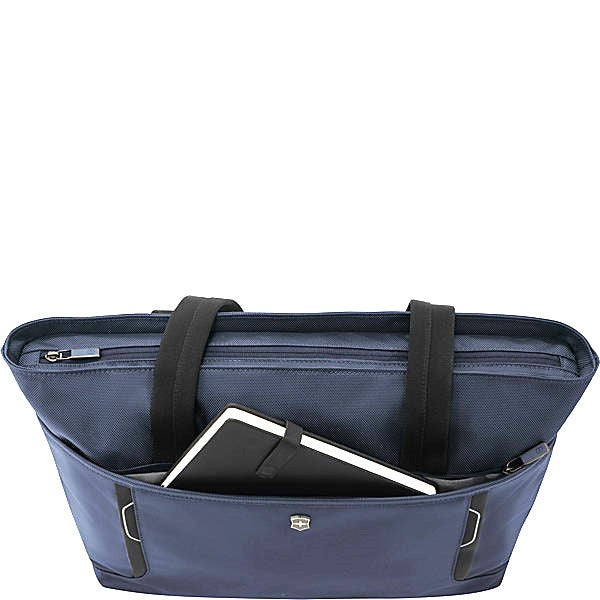 Swiss Victorinox Werks Traveler 6.0 Tote Bag with Laptop Pocket Blue
