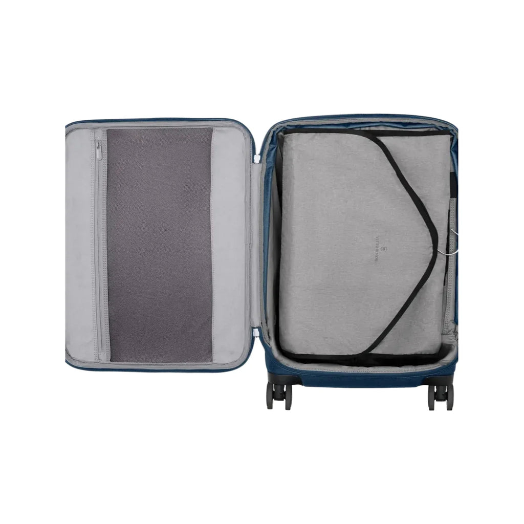 Swiss Victorinox Werks 6.0 Frequent Flyer Plus Carry-on Spinner Luggage Blue