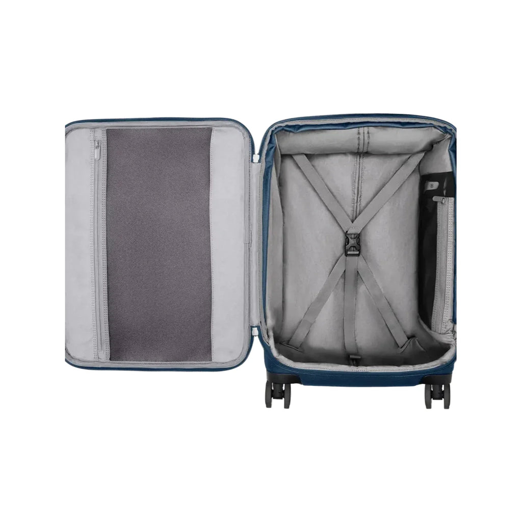 Swiss Victorinox Werks 6.0 Frequent Flyer Plus Carry-on Spinner Luggage Blue