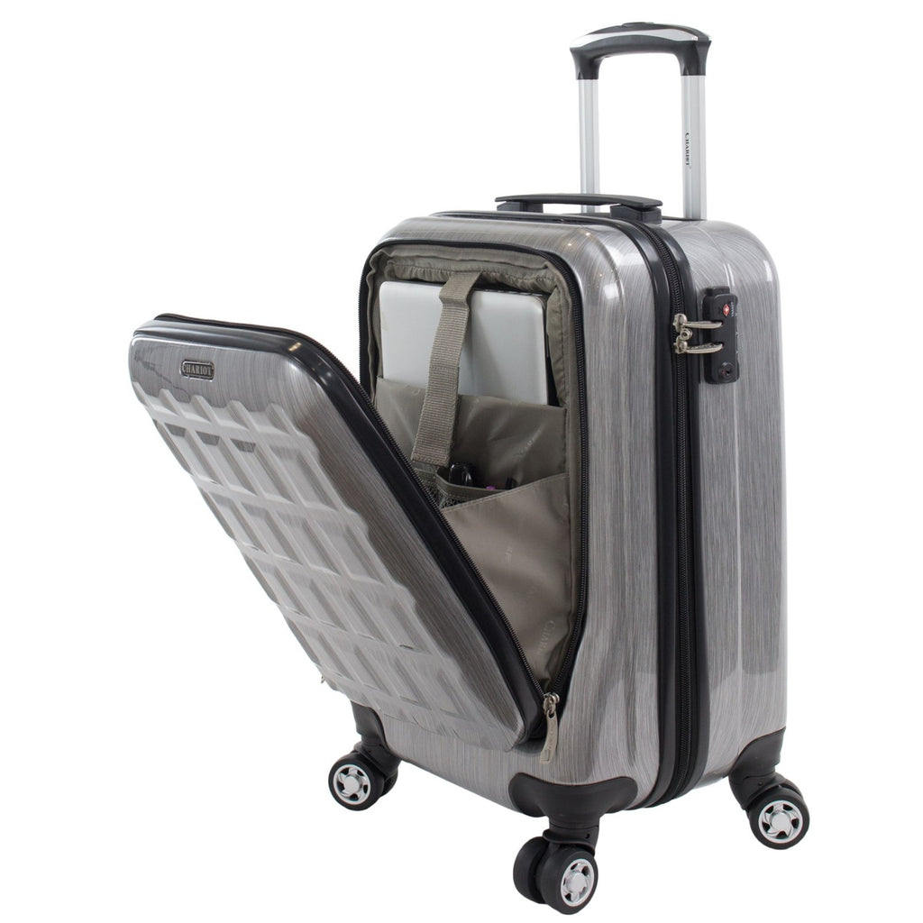 Chariot Duro 20" Carry-on Hardisde Spinner Grey