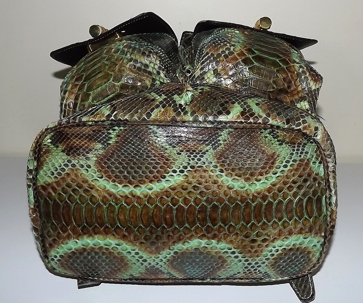 Python Bag Reptile Skin Bag Snake Skin Purse Snake Skin 
