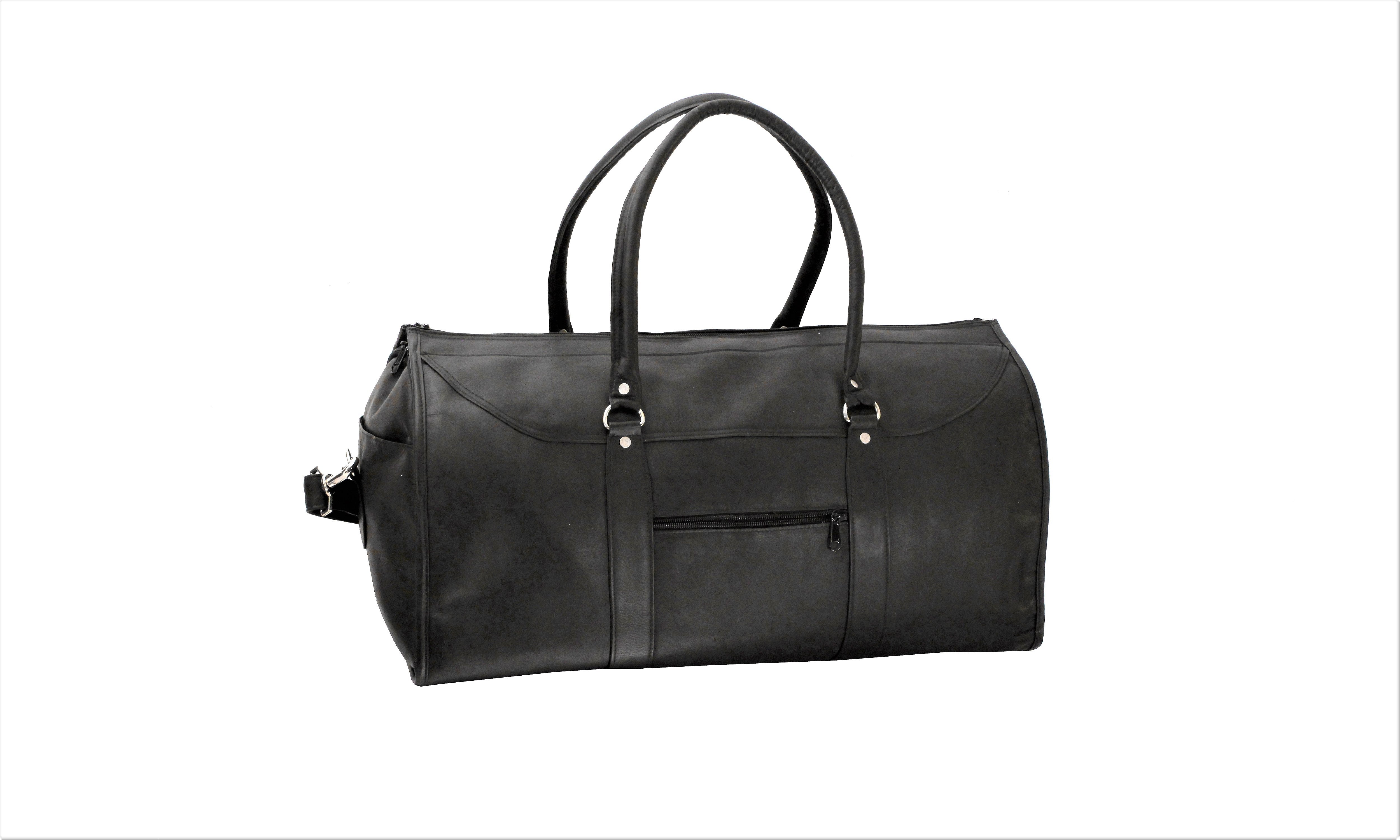 david king women's mid size leather backpack David King Leather Carry-on 21" Convertible Duffel Garment Bag Luggage