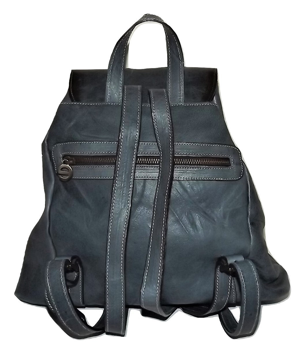 Leather Handbag Jobis Navy Leather Backpack Jobis Genuine Leather Sale