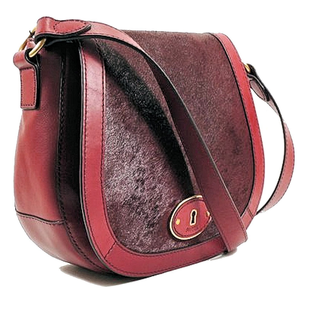 Fossil Women's Leather Vintage Reissue Crossbody Shoulder Bag