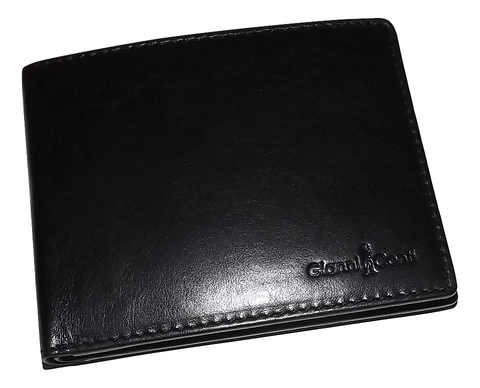 Gianni Conti Bifold 5 Pocket ID Wallet Black