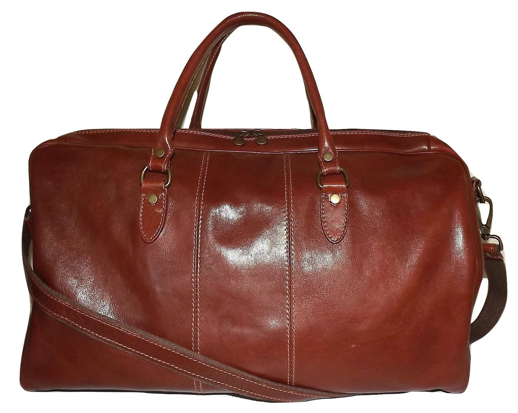 Giovanni Italia Tuscan Leather 21" Carry-on size Duffel Luggage